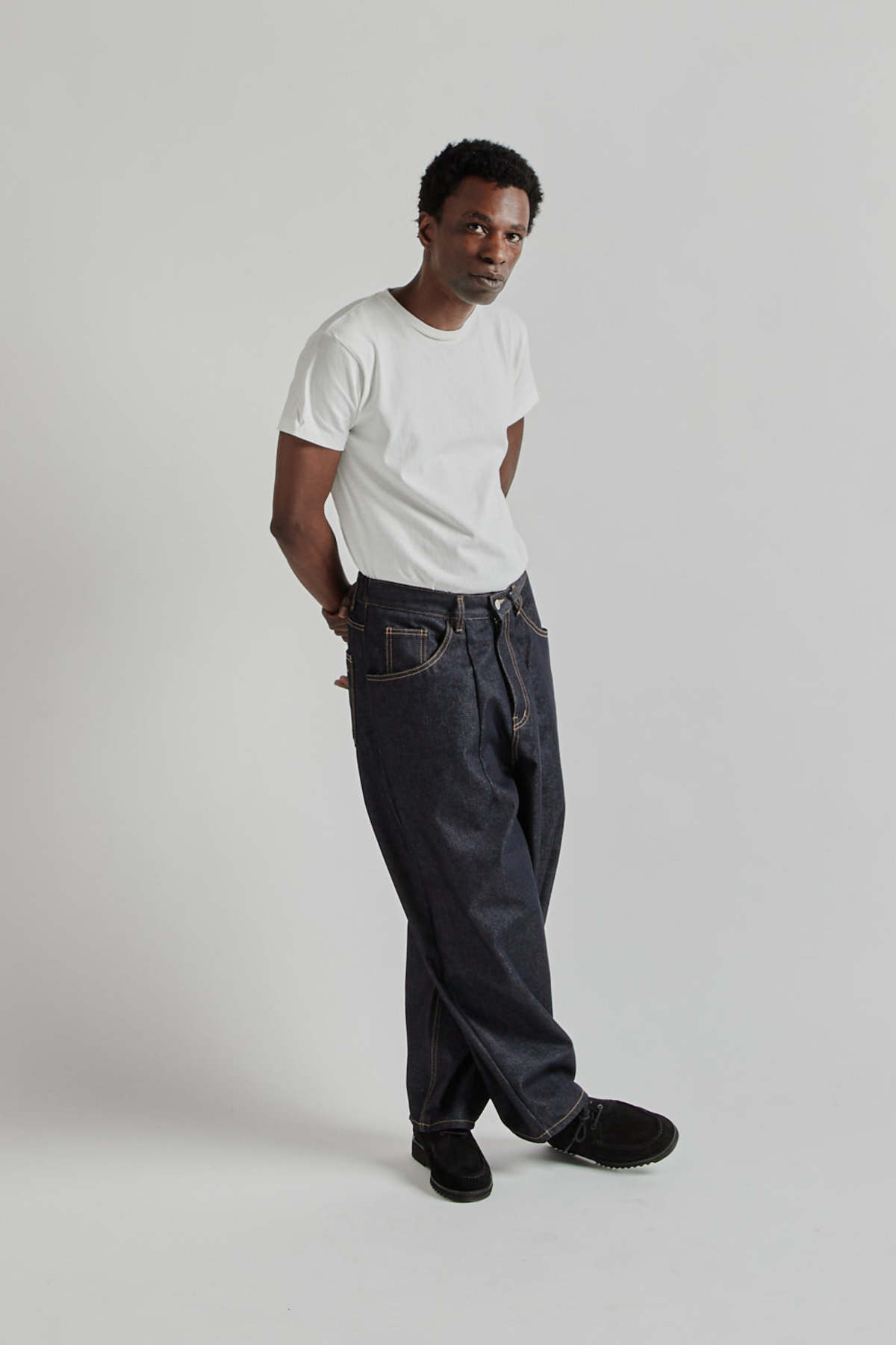 パンツ estudio niksen Raw Denim Balloon Jeans Raw Denim Balloon Jeans – Estudio Niksen