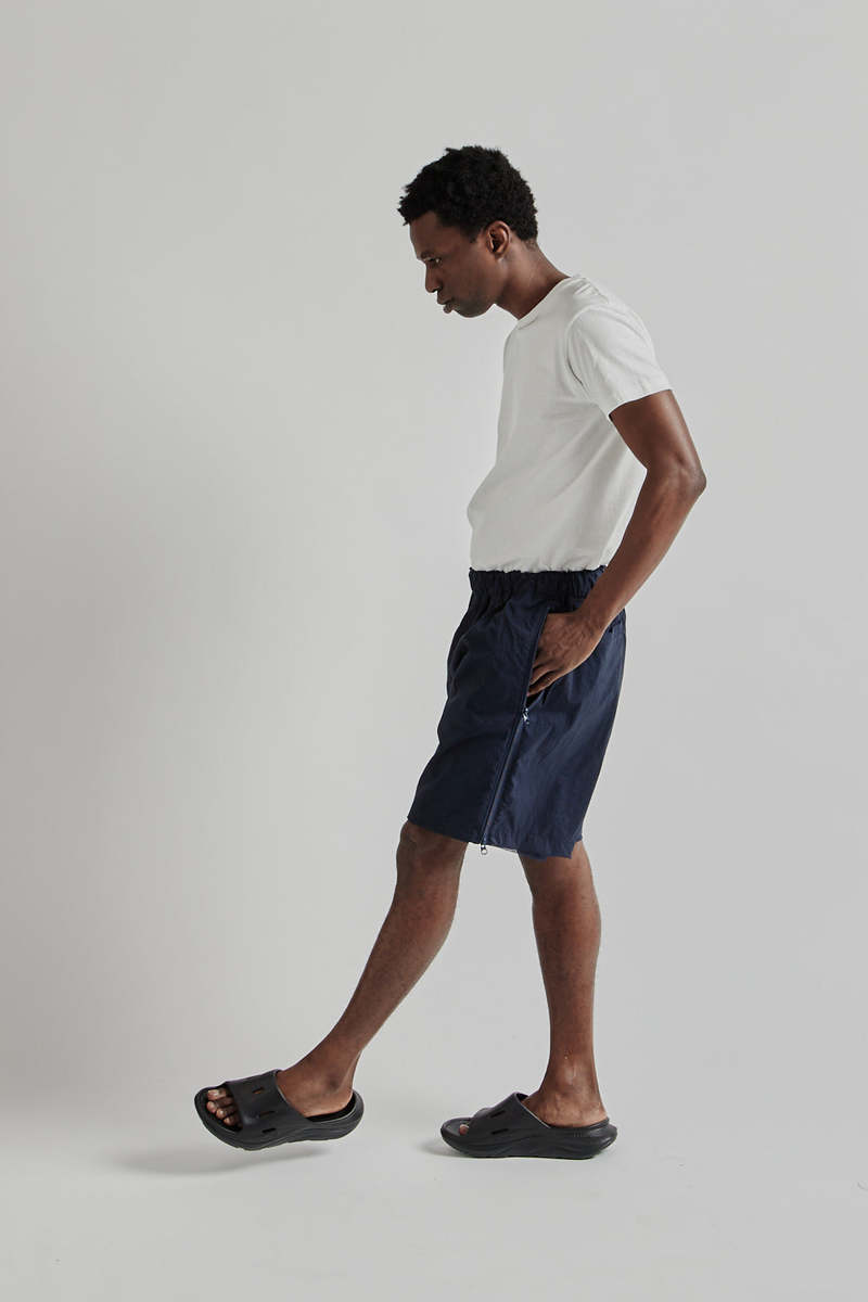 is-ness Technical Ventilation Shorts - Navy | Garmentory