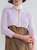 Vintage Narcisco Rodriguez Silk Cardi - Lilac - Thumbnail 4