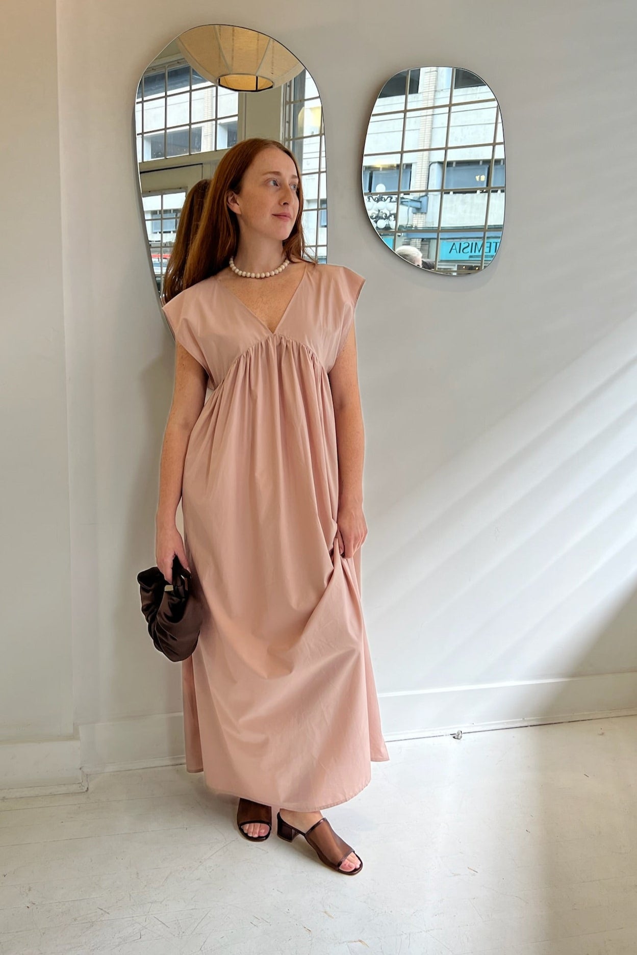 Baserange Cable Dress - Cantil Pink | Garmentory
