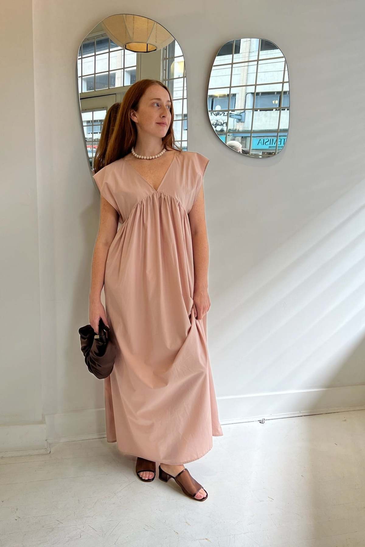 baserange｜2025ss CABLE DRESS Cable Dress in Assortment | Organic cotton poplin | en