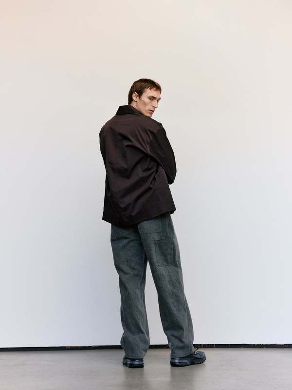 MAN-TLE R18J6 Sumi Organic Denim Jebok Pants | Garmentory