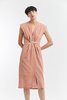Miranda Bennett Knot Dress - Thumbnail 100