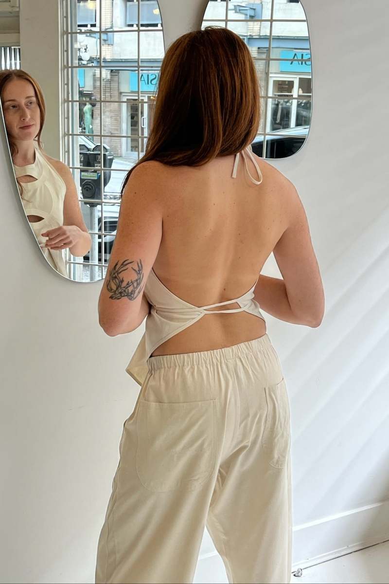 Baserange Chain Apron Top - Undyed | Garmentory
