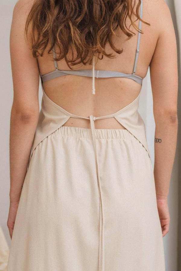 baserange CHAIN APRON TOP アイボリー baserange CHAIN APRON TOP アイボリー Baserange Chain Apron Top