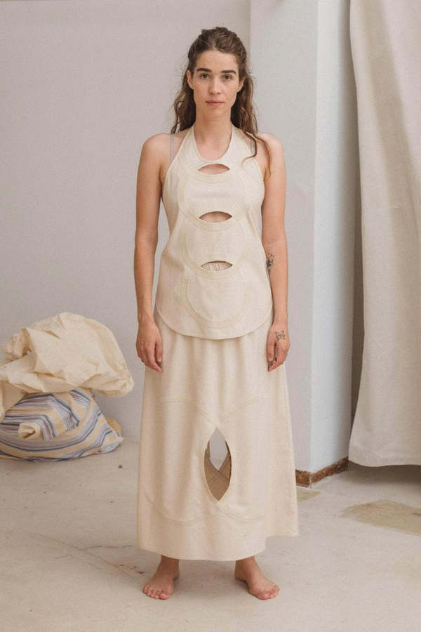 トップス baserange apron bra undyed トップス baserange apron bra undyed Apron Top in Assortment