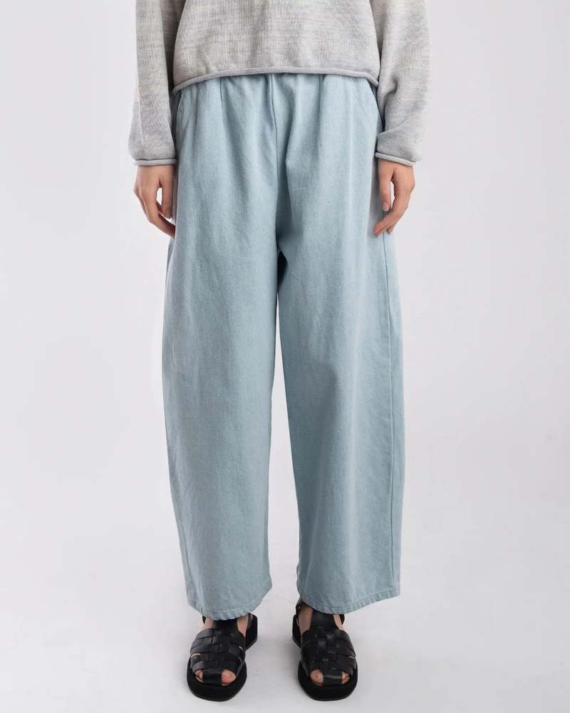 Micaela Greg Barrel Pant - Sky Micaela Greg Barrel Pant - Sky