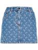 MARINE SERRE Mini Skirt - Light Blue - Thumbnail 1