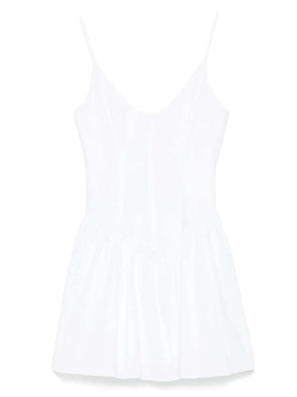 Staud Dena Mini Dress - White | Garmentory