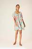 Natalie Martin Marina Dress - Coral Wave Turquoise - Thumbnail 2