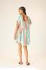 Natalie Martin Marina Dress - Coral Wave Turquoise - Thumbnail 4