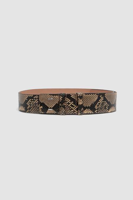 driesvannoten botanical pattern belt 美品 Studded leather belt - Spring-Summer Women | Dries Van Noten