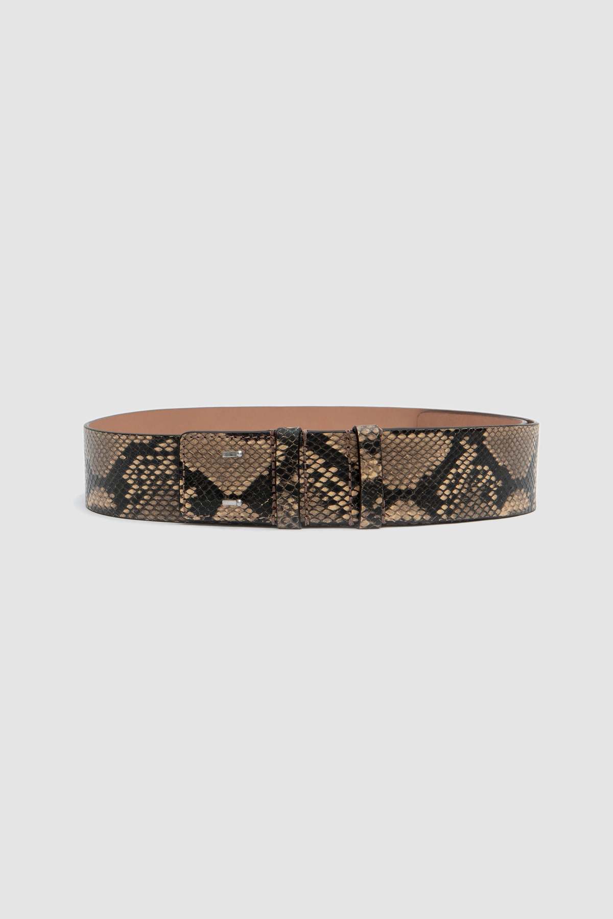 アクセサリー dries van noten leather narrow belt y2k Dries Van Noten Leather Belt - Dark Brown - 241-021400-102