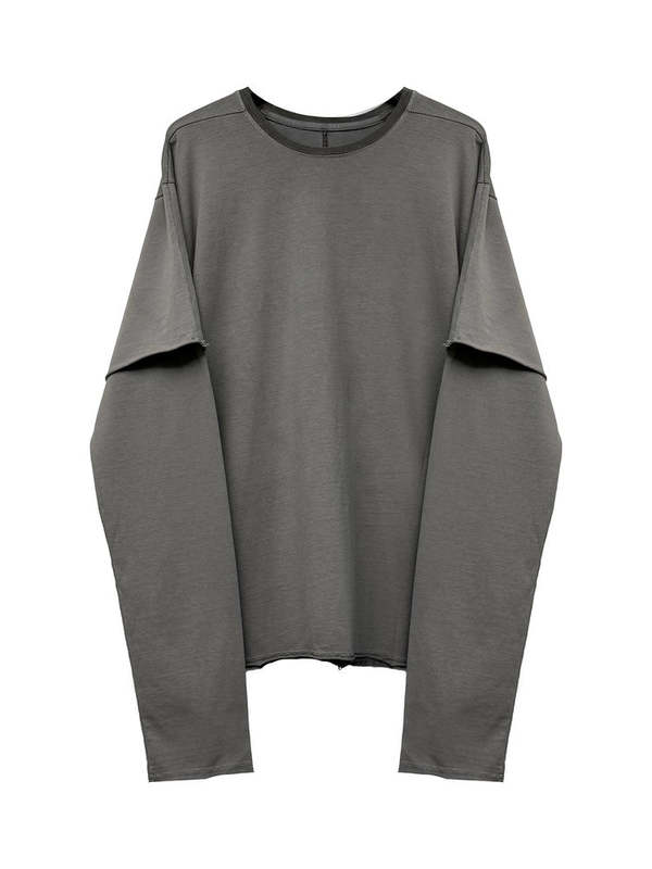 SAN263-1 Dyed Long Sleeve - Earth Gray