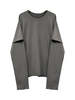 SAN263-1 Dyed Long Sleeve - Earth Gray - Thumbnail 1