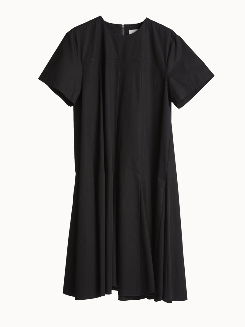 Hache Clove Dress - Navy/Brown