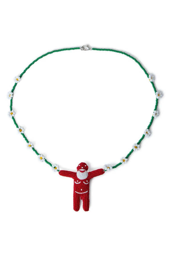 Walter Van Beirendonck Daisy Necklace - White | Garmentory