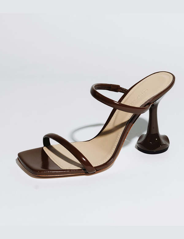 Ottange Lotus Heels - Brown