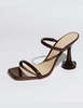 Ottange Lotus Heels - Brown - Thumbnail 1
