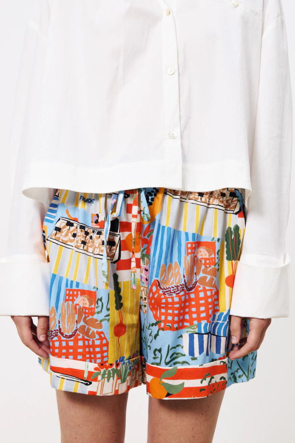 FRNCH Annea Shorts - Marche Bleu