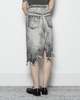 CAMPERLAB Paint Denim Skirt - Faded Black - Thumbnail 3
