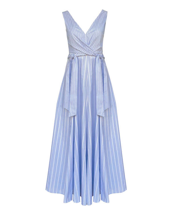 La Ligne Gabrielle Dress - Light Blue/White | Garmentory
