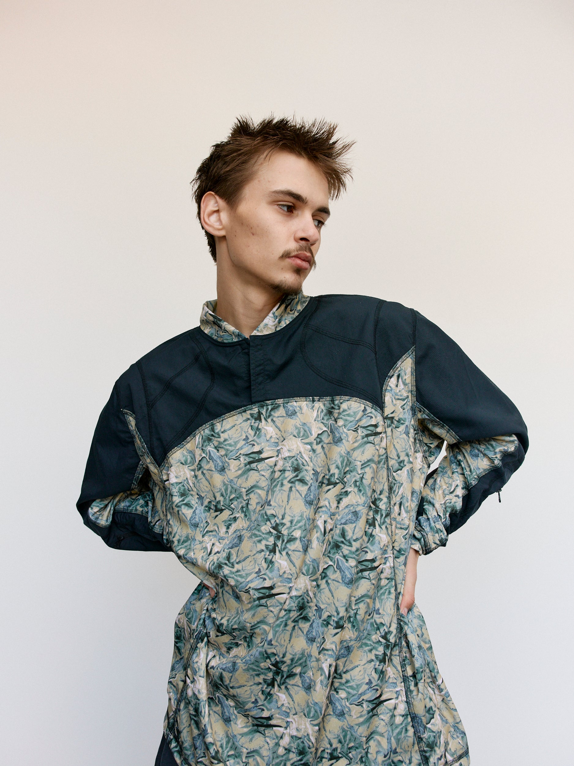 GR10K Rural Scanning Print Technical Jersey Combat Top | Garmentory