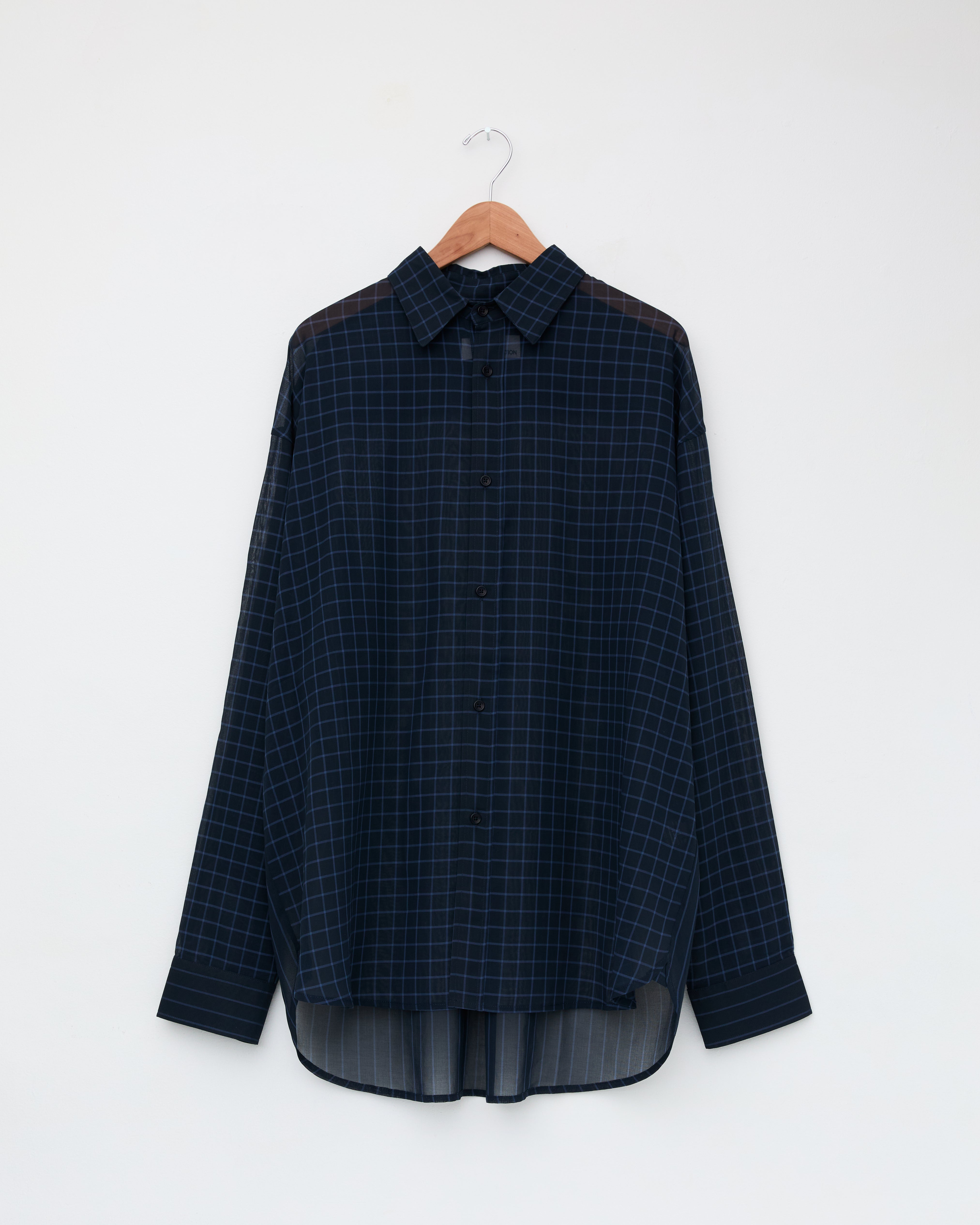 Sage Nation Chisholm Shirt - Navy / Cornflower Check Sage Nation Chisholm Shirt - Navy / Cornflower Check