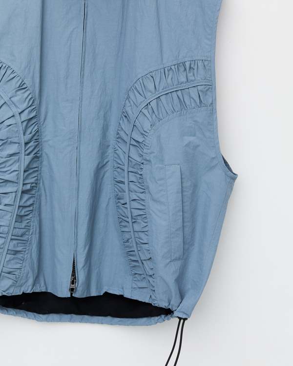 Sage Nation Fossil Gilet - Powder Blue | Garmentory