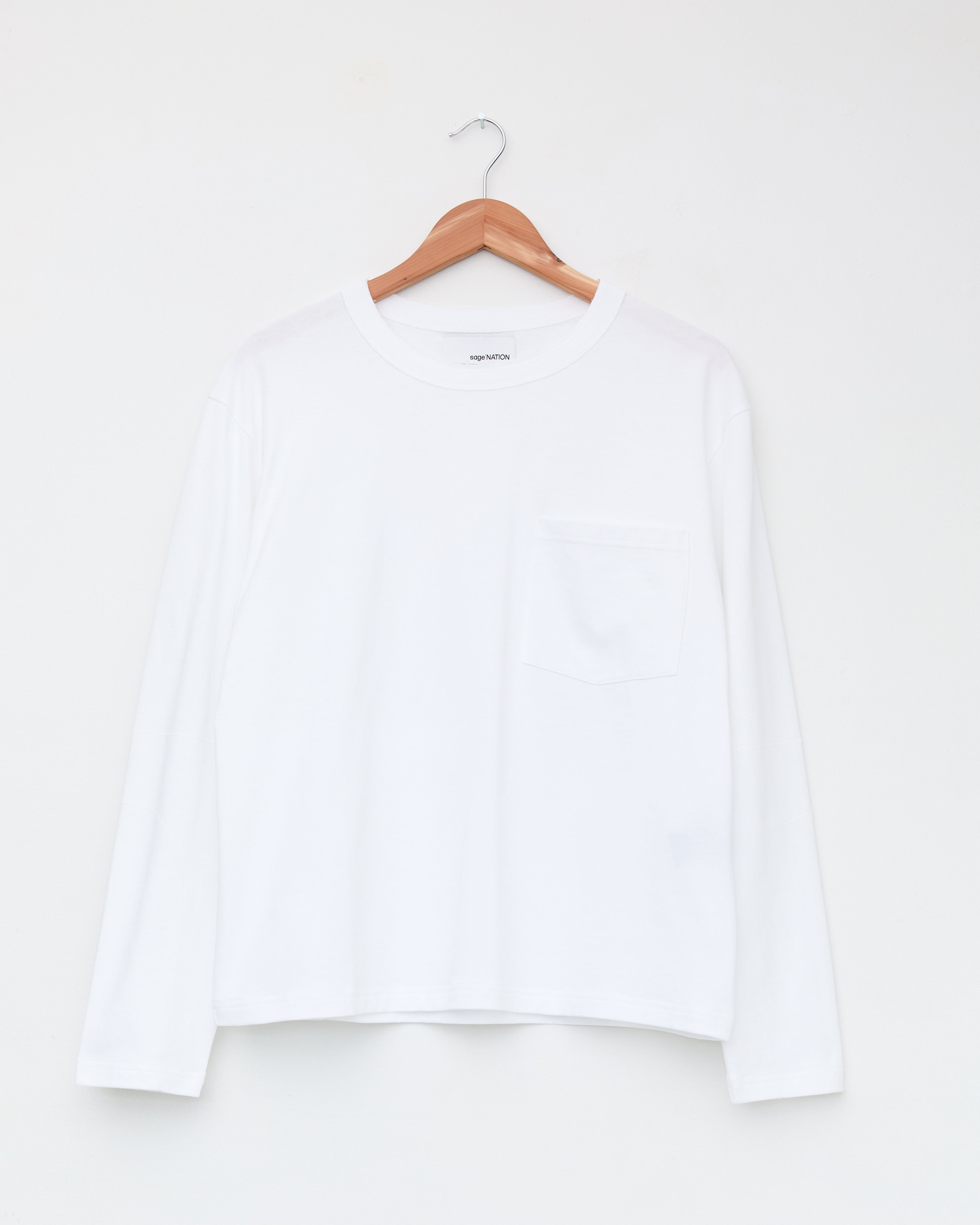 トップス sage NATION LS LOCK TEE Sage Nation LS Lock Tee - White | Garmentory