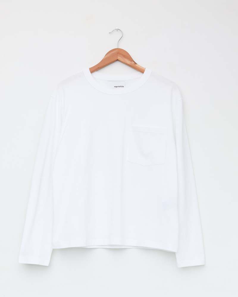 トップス sage NATION LS LOCK TEE Sage Nation LS Lock Tee - White | Garmentory