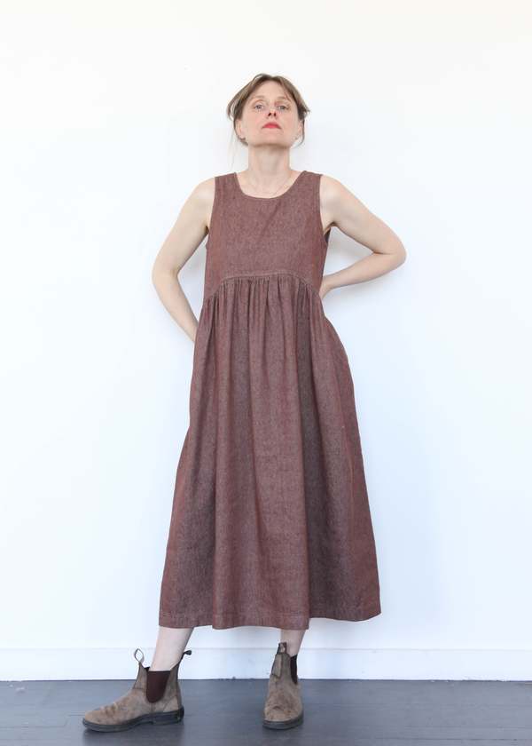 ichi denim dress ICHI ANTIQUITES Denim Dress