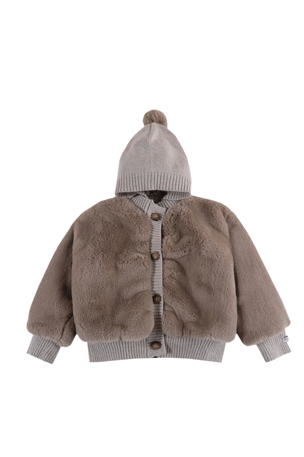 Donsje Birie Jacket - Taupe Teddy