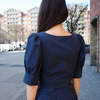 CARO EDITIONS Laura Blouse - Navy - Thumbnail 4