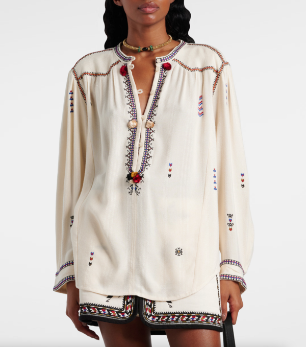 Isabel Marant toile Pelson Top - Ecru
