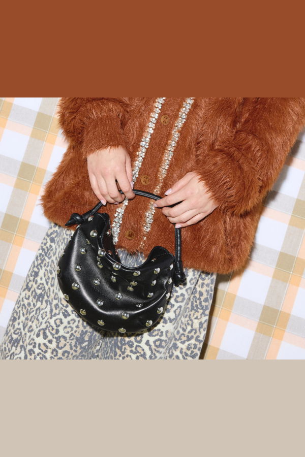 Freda Salvador Elis Mini Crescent Bag - Black