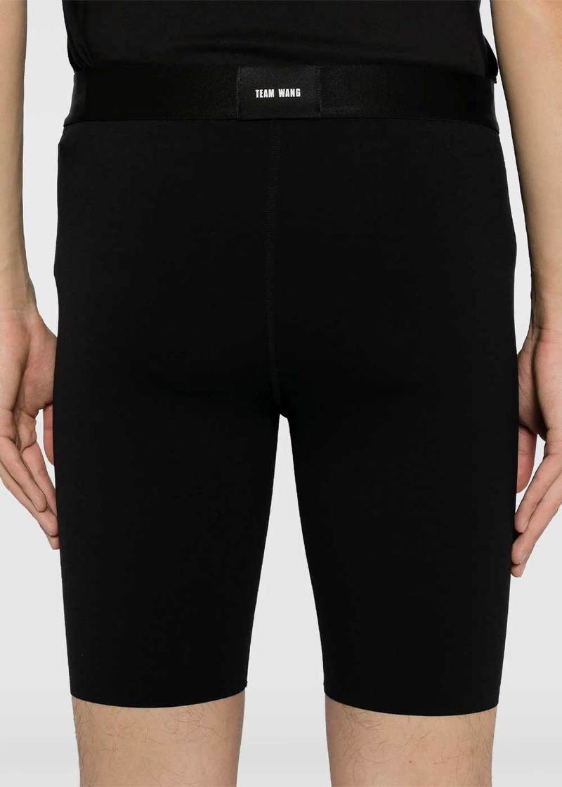 Team Wang The Original 1 Biker Shorts - Black Team Wang The Original 1 Biker Shorts - Black