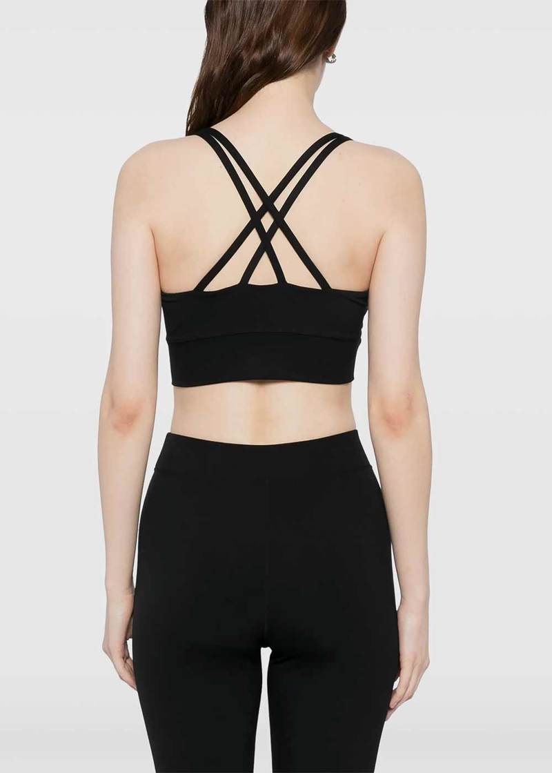 Team Wang The Original 1 Padded Sports Bra - Black Team Wang The Original 1 Padded Sports Bra - Black