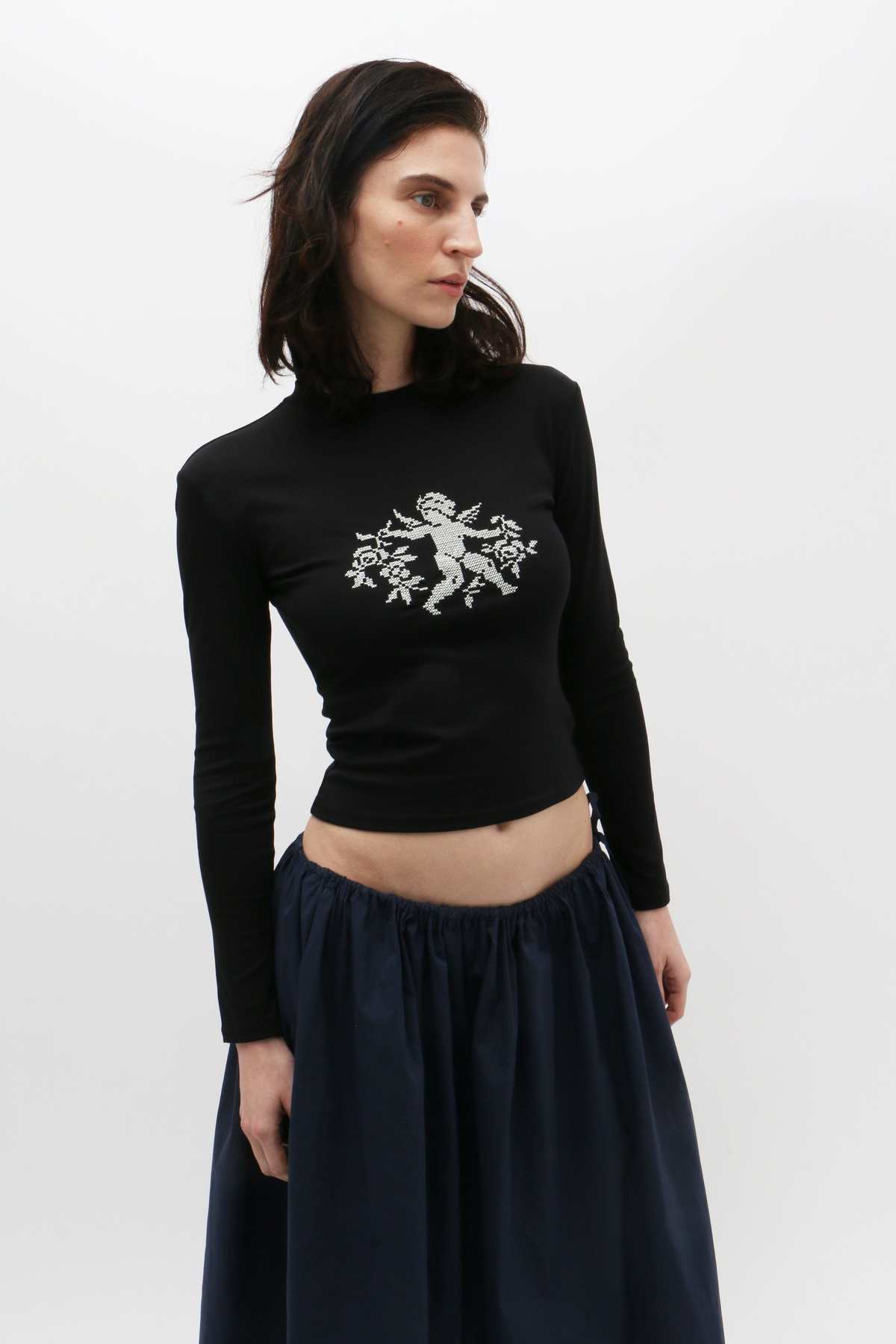Yuhan Wang Angel Embroidered Top | Garmentory