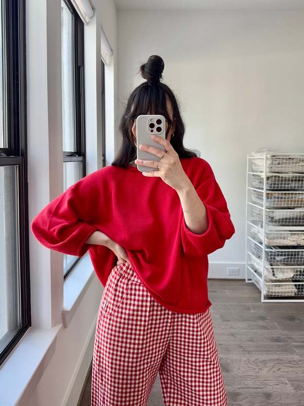 Sonderhaus Jeanie Top - Cherry Red