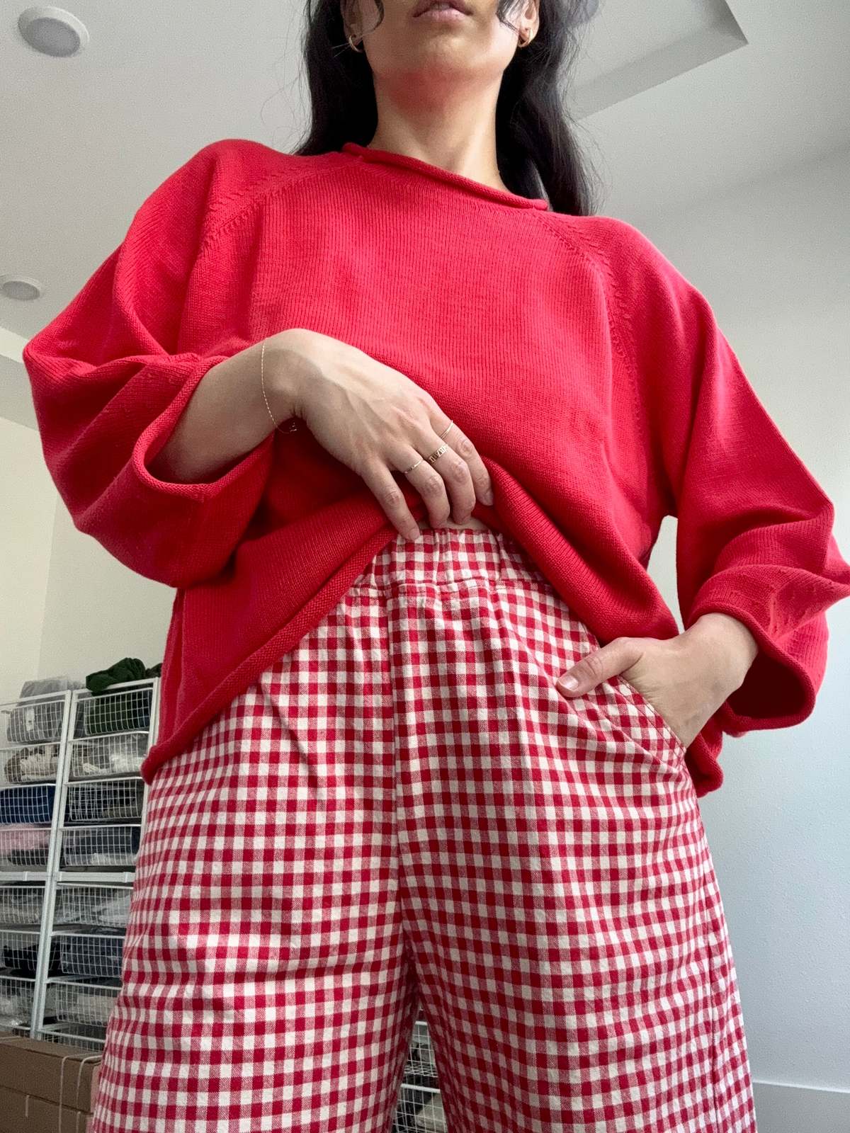 Sonderhaus Jeanie Top - Cherry Red - Image 7 of 15