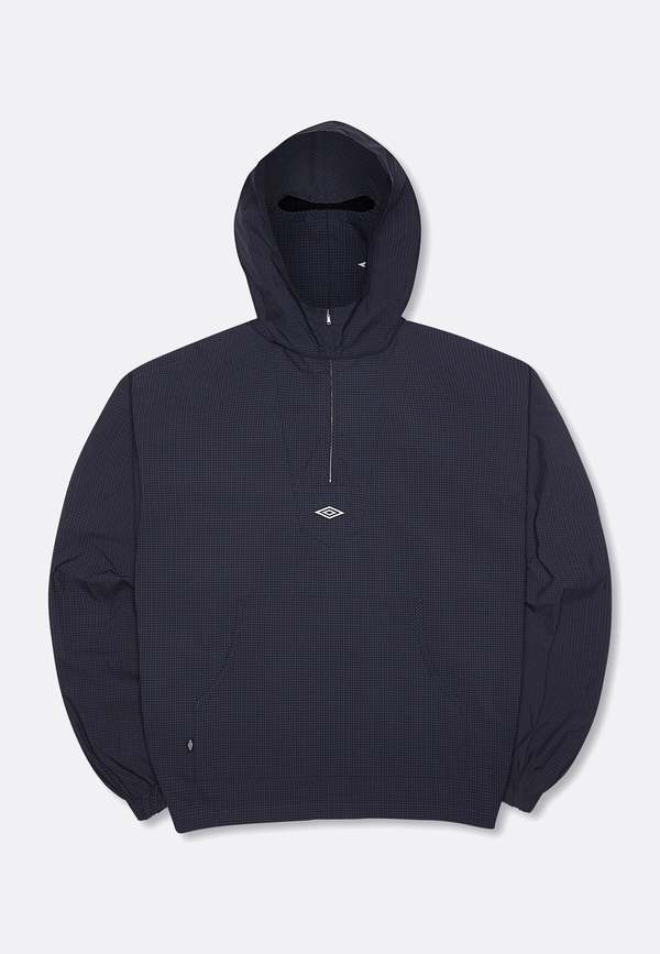 Umbro Check Mask Anorak - Navy/Dark Brown | Garmentory