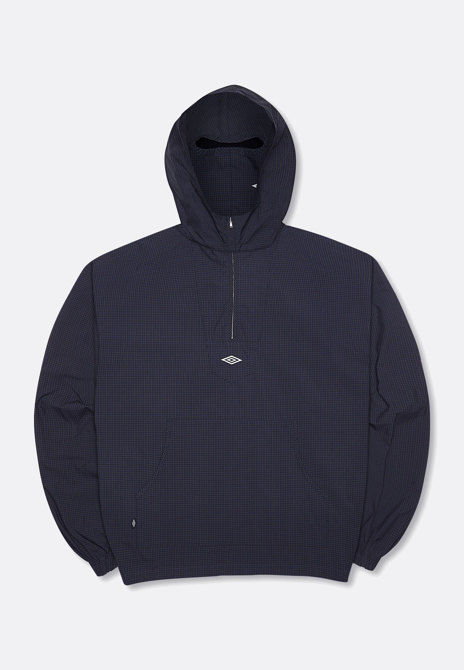 Umbro Check Mask Anorak - Navy/Dark Brown | Garmentory