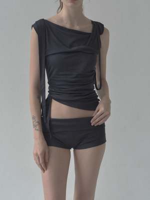 CARO CHIA Dacs Top - Grey | Garmentory