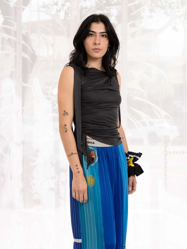 CARO CHIA Dacs Top - Grey | Garmentory