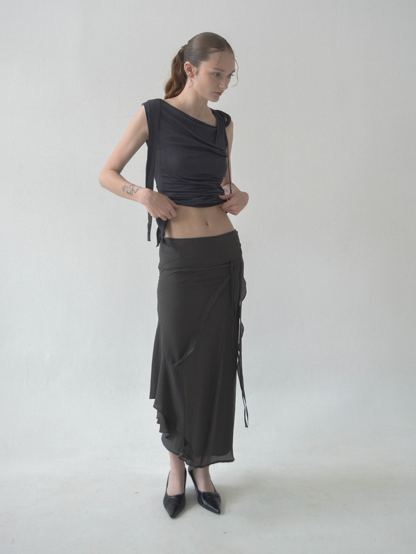 CARO CHIA Dacs Top - Grey | Garmentory