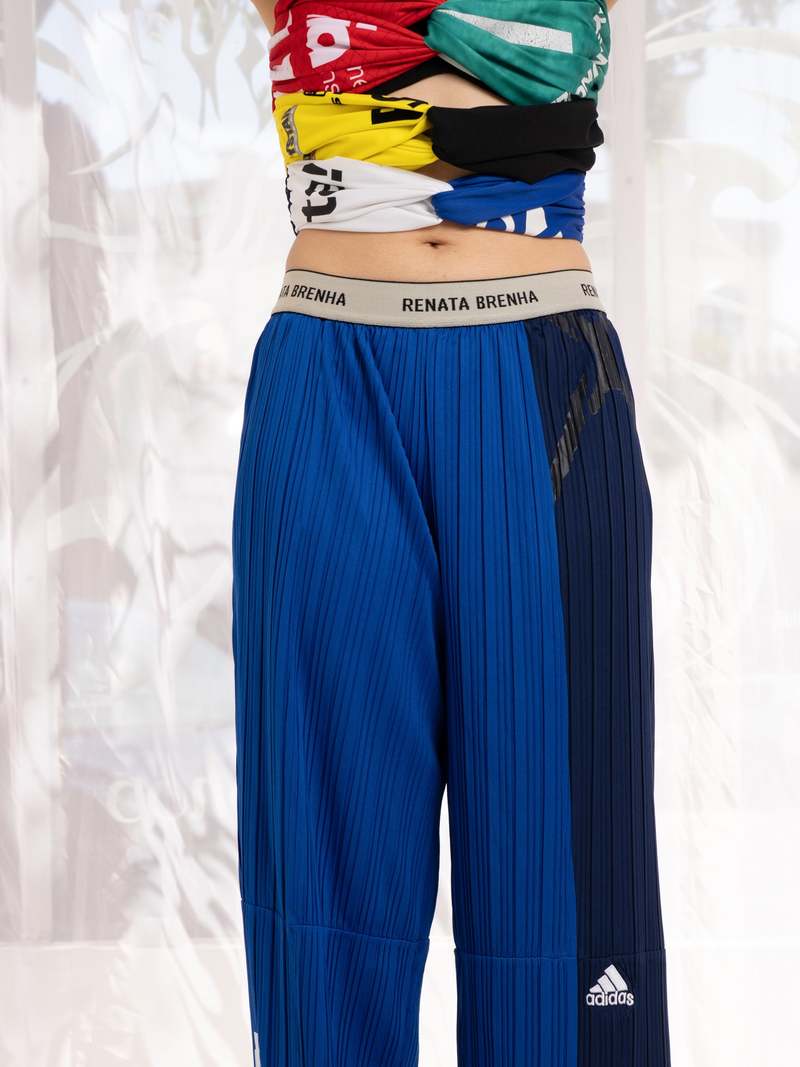 Renata Brenha Futebol Pleated Trousers - Blue | Garmentory