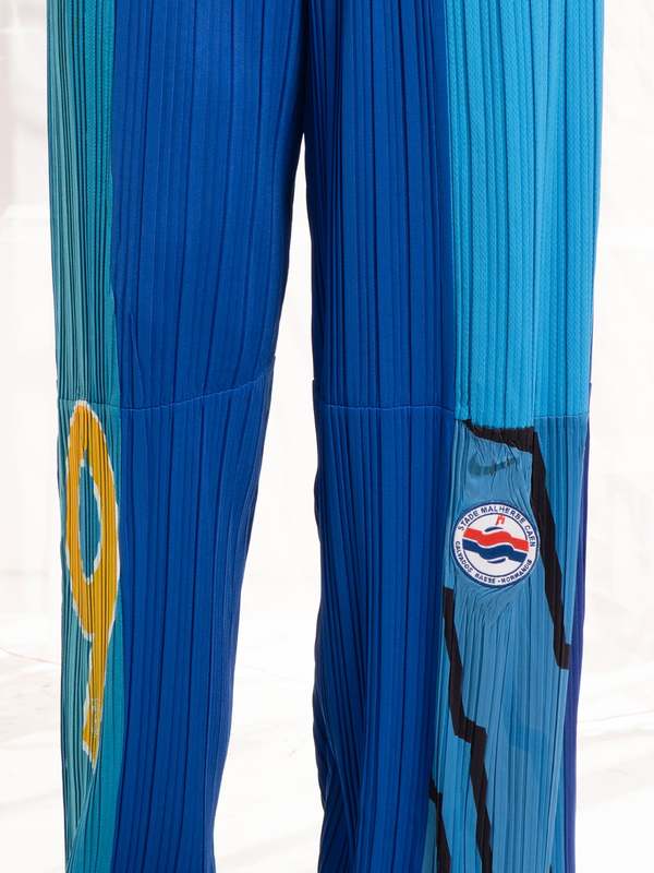 Renata Brenha Futebol Pleated Trousers - Blue | Garmentory
