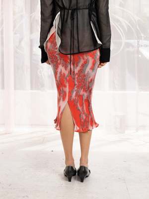 Julia Heuer Milla Skirt - Red | Garmentory