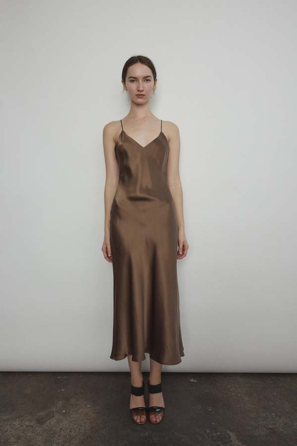 tulle junior bridesmaid dresses Ever-Pretty Round Neck Tulle Midi Cocktail Dress with Satin Waist and Sheer Sleeves main image 1